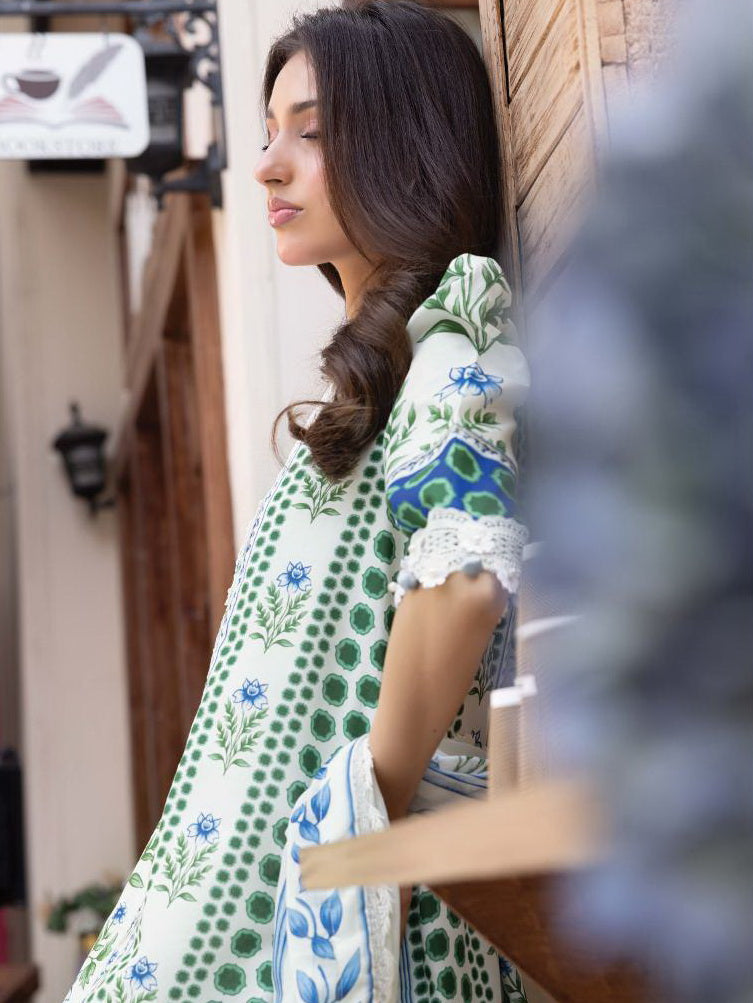 Maria.B M.Basics Elaheh Printed Lawn Unstitched 3Pc Suit MB-ELHV4-08