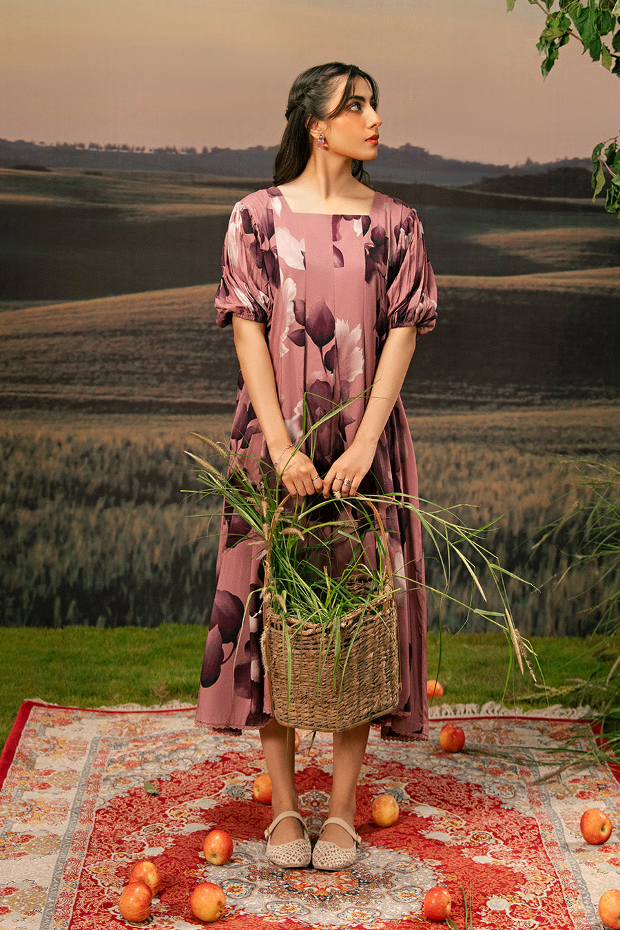 Maria.B M.Basics Embroidered Arabic Lawn Unstitched 3Pc Suit D-01A