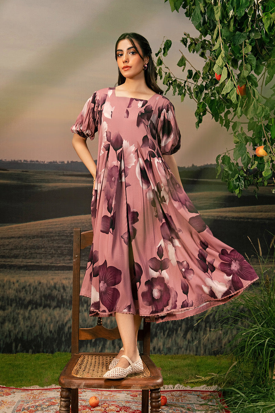 Maria.B M.Basics Embroidered Arabic Lawn Unstitched 3Pc Suit D-01A