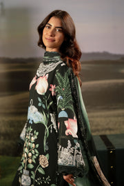 Maria.B M.Basics Embroidered Arabic Lawn Unstitched 3Pc Suit D-04A