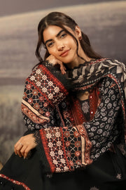 Maria.B M.Basics Embroidered Arabic Lawn Unstitched 3Pc Suit D-09A