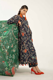 M.Basics by Maria.B Unstitched Printed Khaddar 2Pc Suit MB-US23-202-A