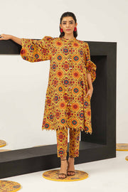 M.Basics by Maria.B Unstitched Printed Khaddar 2Pc Suit MB-US23-203-B