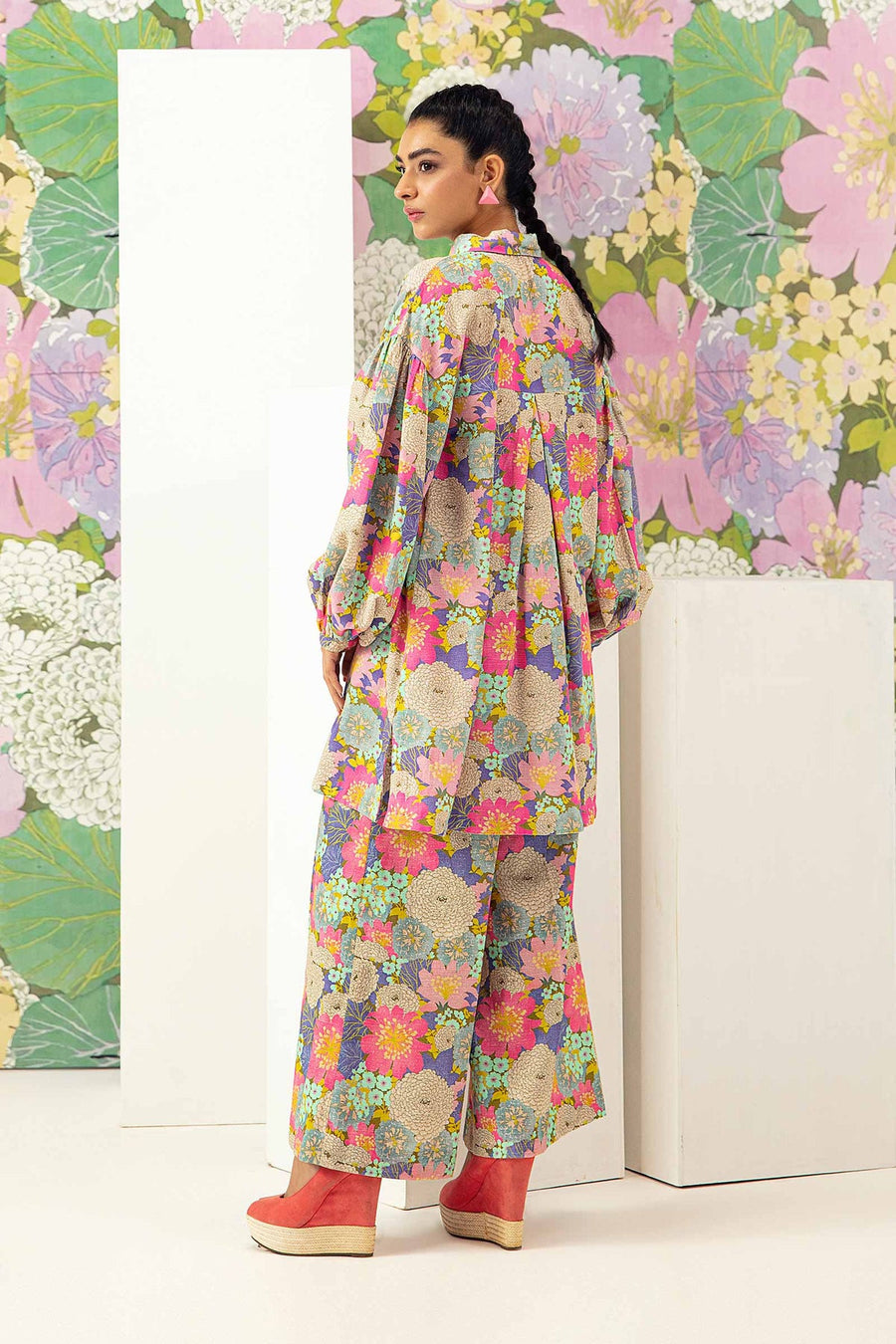 M.Basics by Maria.B Unstitched Printed Khaddar 2Pc Suit MB-US23-204-A