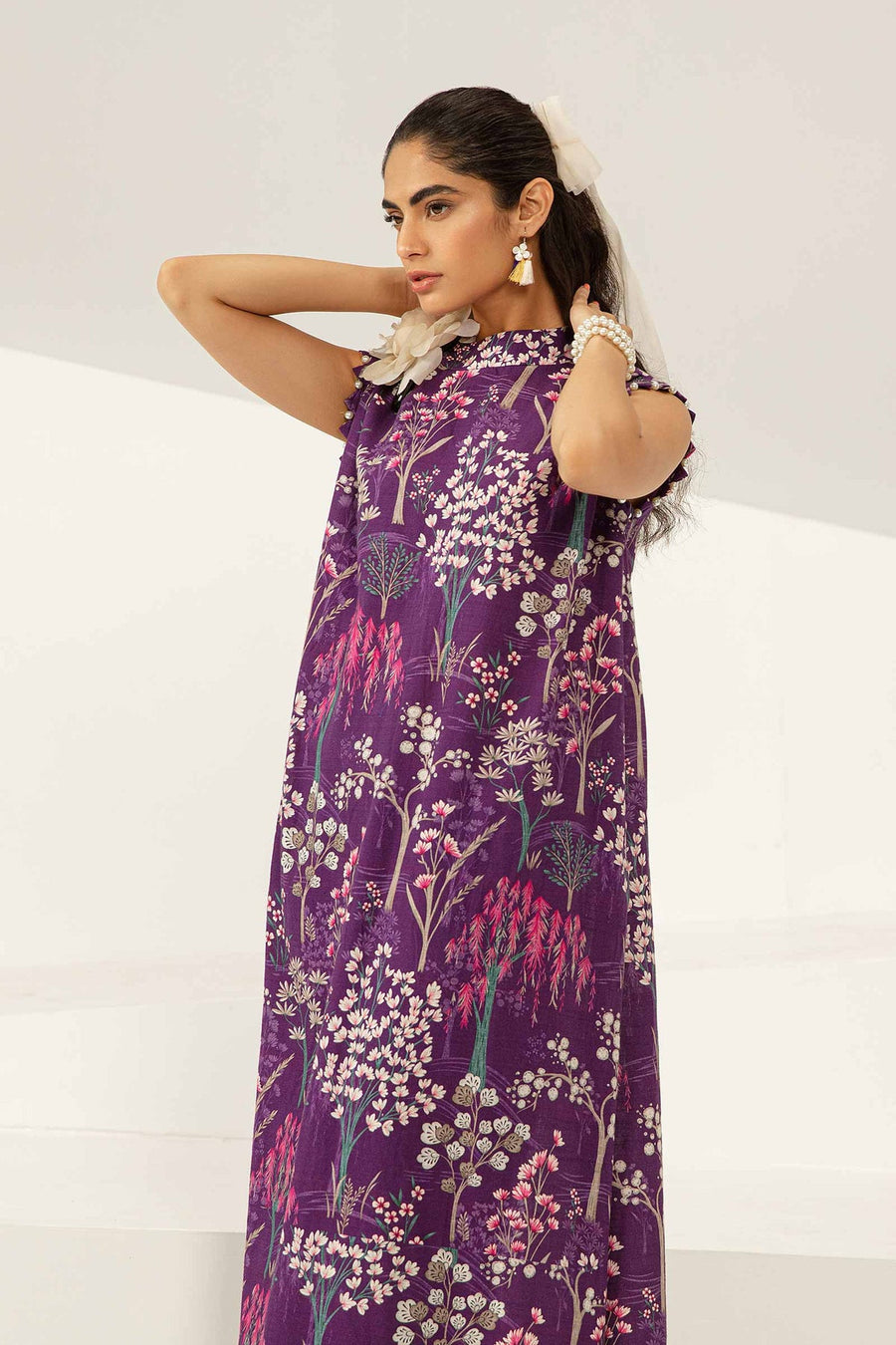 M.Basics by Maria.B Unstitched Printed Khaddar 1Pc Shirt MB-US23-205-A