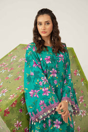 M.Basics by Maria.B Unstitched Embroidered Khaddar 2Pc Suit MB-US23-207-A