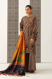 M.Basics by Maria.B Unstitched Embroidered Khaddar 3Pc Suit MB-US23-208-B