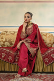 Maria.B M.Basics Festive Embroidered Raw Silk Unstitched 3Pc Suit MB-USW24-602