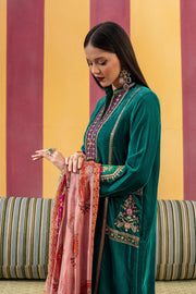 Maria.B M.Basics Festive Embroidered Velvet Unstitched 3Pc Suit MB-USW24-604