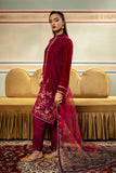 Maria.B M.Basics Festive Embroidered Velvet Unstitched 3Pc Suit MB-USW24-605