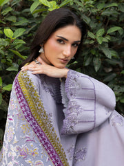 CELTS Mehmal Premium Embroidered Dhanak Unstitched 3Pc Suit MC-02