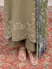 CELTS Mehmal Premium Embroidered Dhanak Unstitched 3Pc Suit MC-03