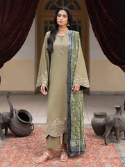 CELTS Mehmal Premium Embroidered Dhanak Unstitched 3Pc Suit MC-03