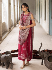 CELTS Mehmal Premium Embroidered Dhanak Unstitched 3Pc Suit MC-04