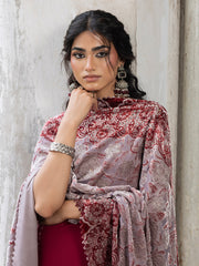 CELTS Mehmal Premium Embroidered Dhanak Unstitched 3Pc Suit MC-04