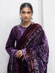 CELTS Mehmal Premium Embroidered Dhanak Unstitched 3Pc Suit MC-07