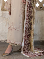 CELTS Mehmal Premium Embroidered Dhanak Unstitched 3Pc Suit MC-09