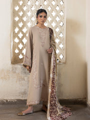 CELTS Mehmal Premium Embroidered Dhanak Unstitched 3Pc Suit MC-09