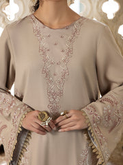 CELTS Mehmal Premium Embroidered Dhanak Unstitched 3Pc Suit MC-09