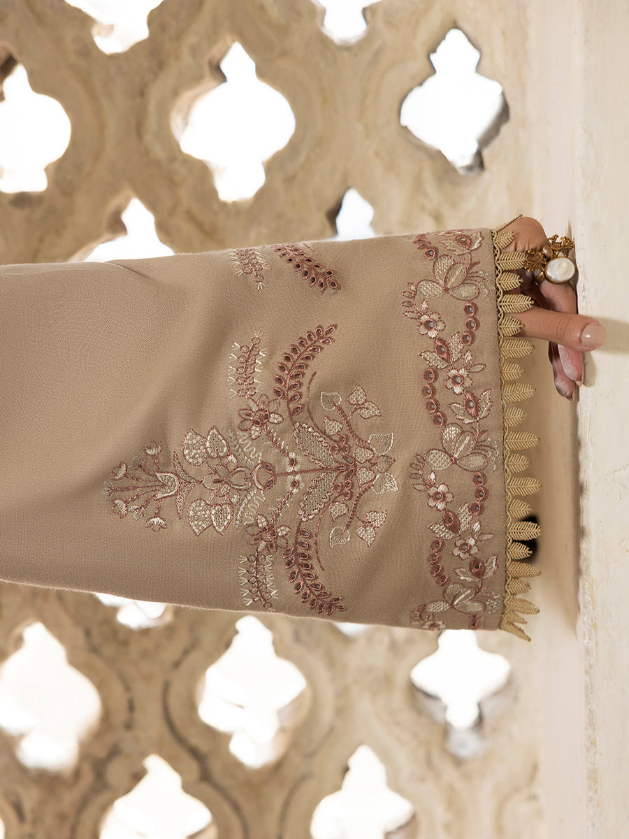 CELTS Mehmal Premium Embroidered Dhanak Unstitched 3Pc Suit MC-09