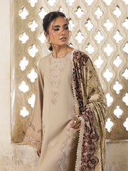 CELTS Mehmal Premium Embroidered Dhanak Unstitched 3Pc Suit MC-09
