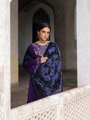 CELTS Mehmal Premium Embroidered Dhanak Unstitched 3Pc Suit MC-10