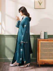 CELTS Mayal Premium Embroidered Dhanak Unstitched 3Pc Suit D-01