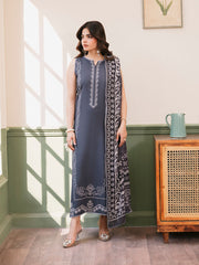 CELTS Mayal Premium Embroidered Dhanak Unstitched 3Pc Suit D-03