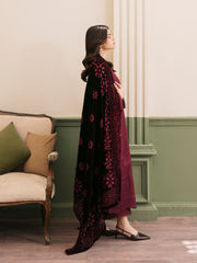 CELTS Mayal Premium Embroidered Dhanak Unstitched 3Pc Suit D-04