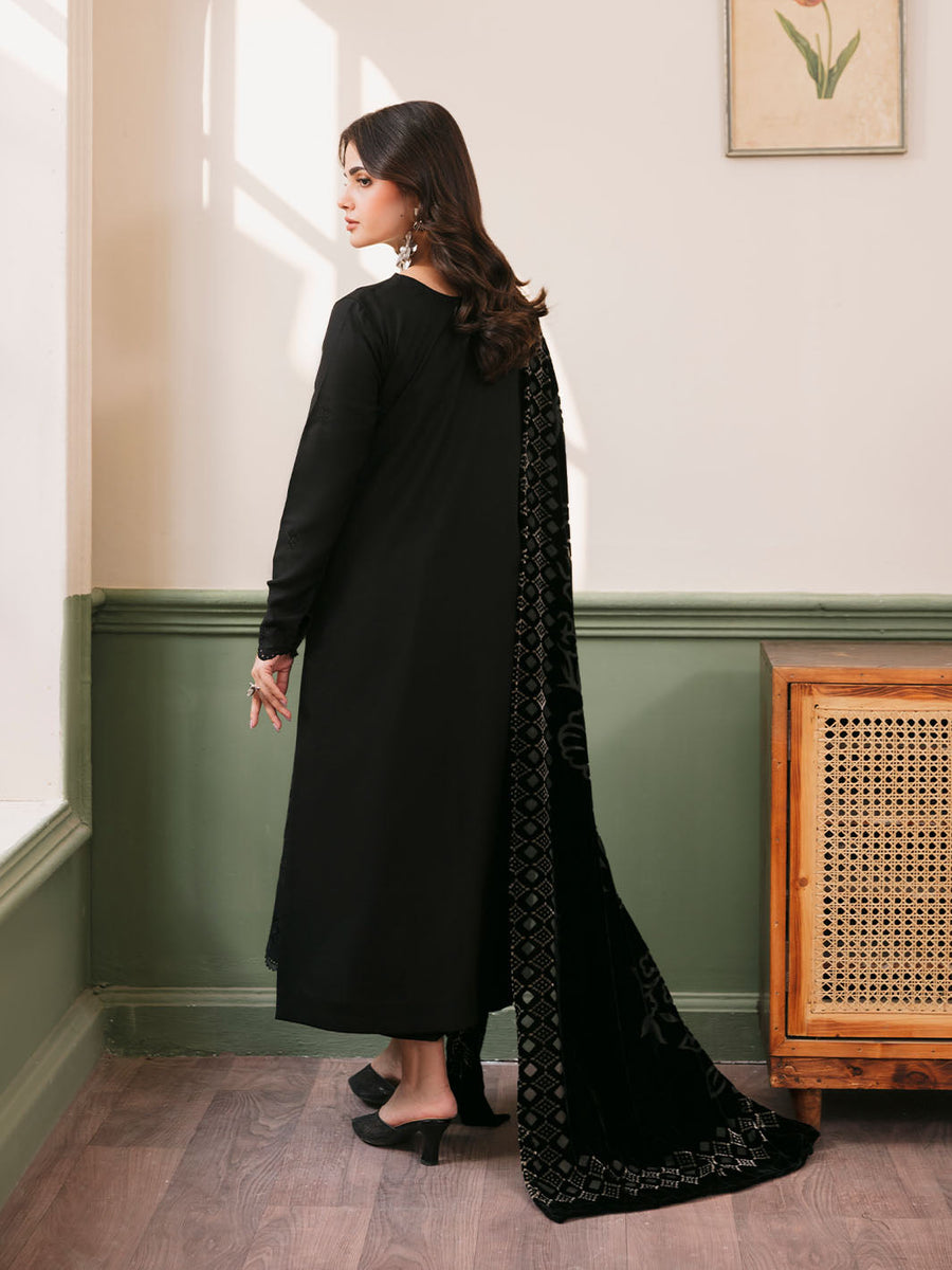 CELTS Mayal Premium Embroidered Dhanak Unstitched 3Pc Suit D-05
