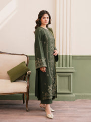 CELTS Mayal Premium Embroidered Dhanak Unstitched 3Pc Suit D-08