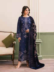 CELTS Mayal Premium Embroidered Dhanak Unstitched 3Pc Suit D-10