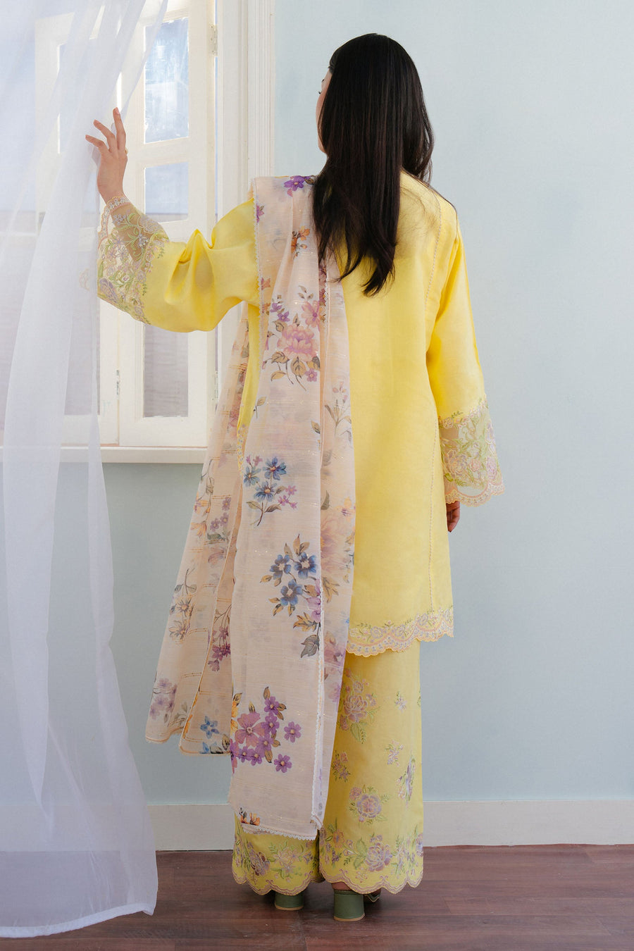 Coco by Zara Shahjahan Embroidered Lawn Unstitched 3Pc Suit D-08A MEADOW