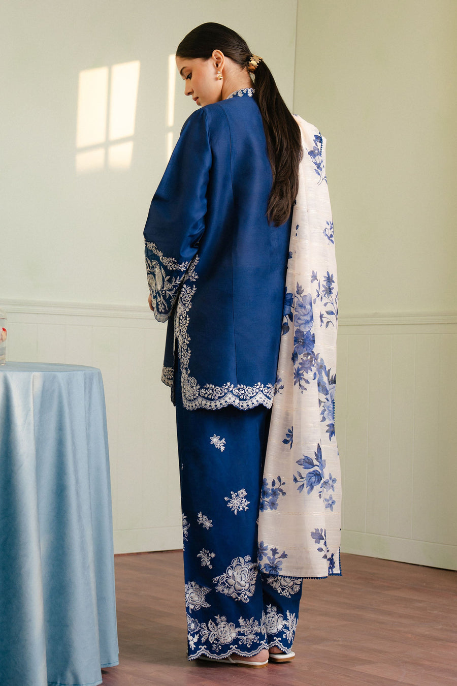 Coco by Zara Shahjahan Embroidered Lawn Unstitched 3Pc Suit D-08B MEADOW