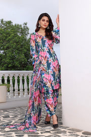 Feathers Premium Printed Lawn Unstitched 3Pc Suit MEDORA-FT141