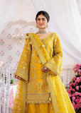 Akbar Aslam Shadmani Embroidered Organza Unstitched 3Pc Suit - MEENA