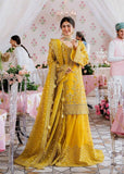 Akbar Aslam Shadmani Embroidered Organza Unstitched 3Pc Suit - MEENA