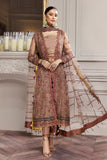 Alizeh Fashion Aqs-e-Dast Unstitched 3Pc Net Suit D-02 Meharma