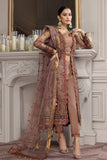 Alizeh Fashion Aqs-e-Dast Unstitched 3Pc Net Suit D-02 Meharma