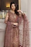 Alizeh Fashion Aqs-e-Dast Unstitched 3Pc Net Suit D-02 Meharma