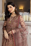 Alizeh Fashion Aqs-e-Dast Unstitched 3Pc Net Suit D-02 Meharma