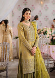 Akbar Aslam Shadmani Embroidered Raw Silk Unstitched 3Pc Suit - MEHARZAD