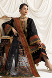 Alizeh Fashion Aqs-e-Dast Unstitched 3Pc Chiffon Suit D-01 Mehlika B