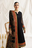 Alizeh Fashion Aqs-e-Dast Unstitched 3Pc Chiffon Suit D-01 Mehlika B