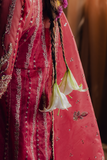 Zarposh Jahanara Festive Embroidered Organza Unstitched 3Pc Suit - MEHRUNISA