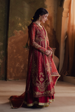 Zarposh Jahanara Festive Embroidered Organza Unstitched 3Pc Suit - MEHRUNISA