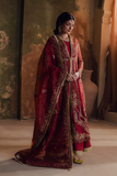 Zarposh Jahanara Festive Embroidered Organza Unstitched 3Pc Suit - MEHRUNISA
