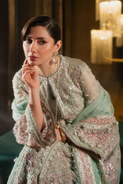 Freeshia by Suffuse Embroidered Organza Unstitched 3Pc Suit - MEHTAВ
