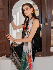 Dareen by IZEL Embroidered Luxury Lawn Unstitched 3Pc Suit - Mehvar