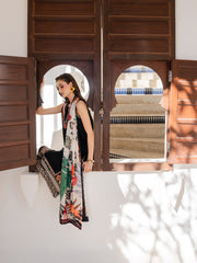 Dareen by IZEL Embroidered Luxury Lawn Unstitched 3Pc Suit - Mehvar
